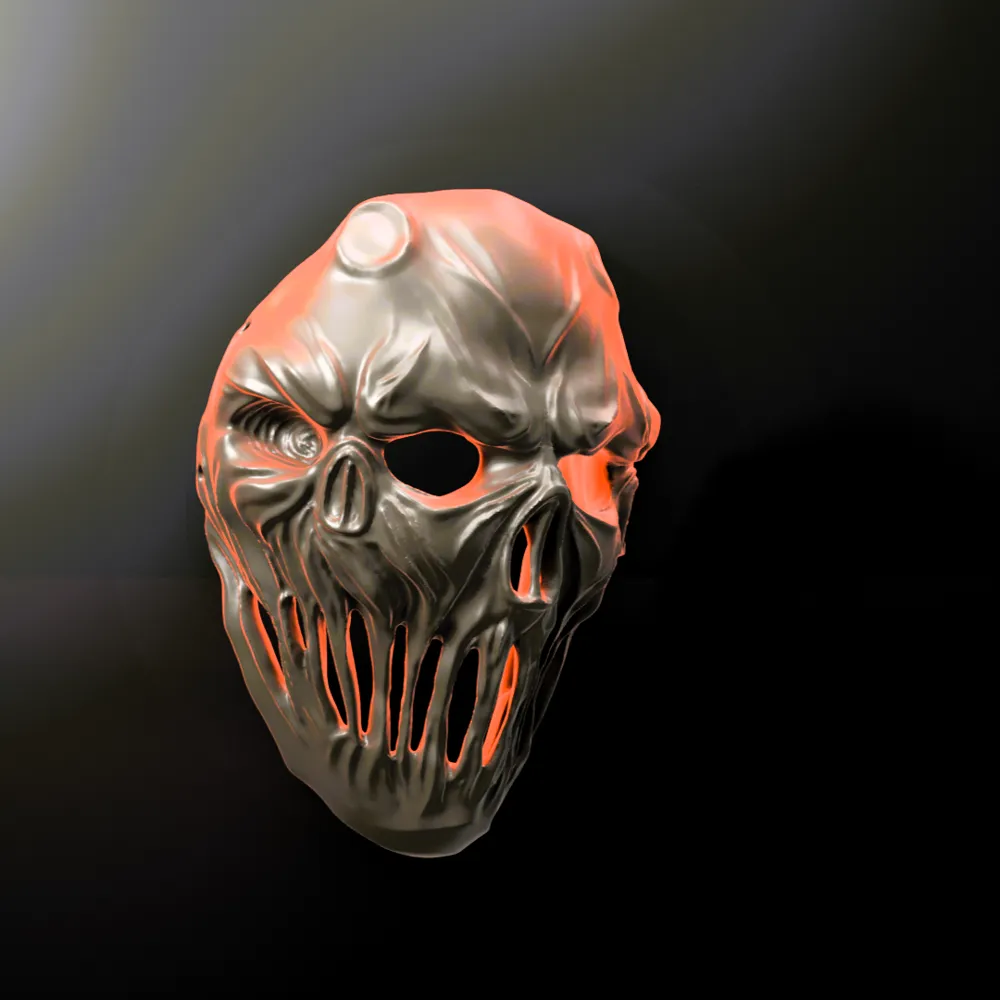 Triple skull wearable mask