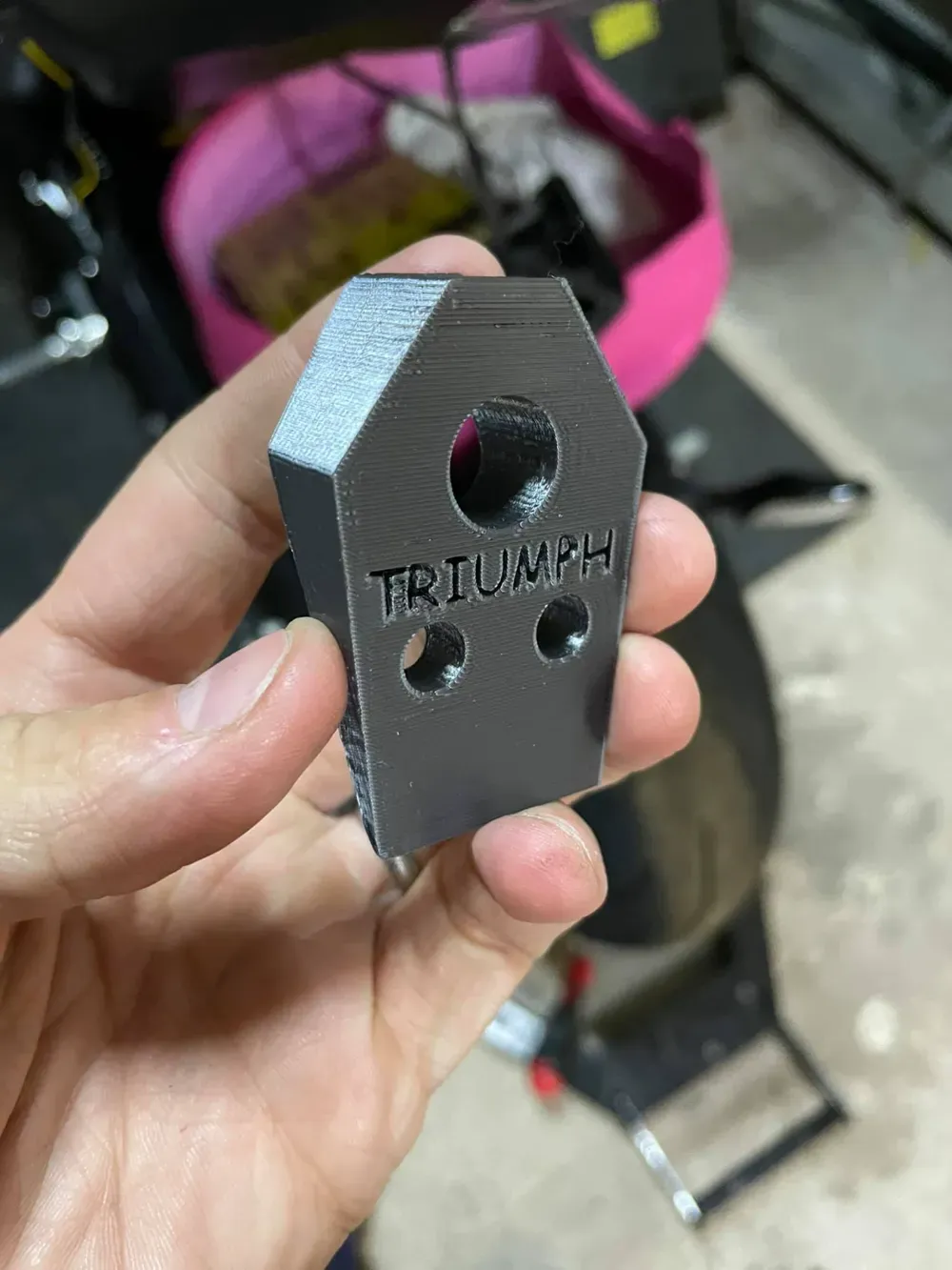 Triumph Street Triple tail tidy tilt corrector, photo 4 of 4 - Triumph Street Triple tail tidy tilt corrector Hobby & DIY