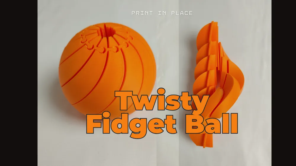 Twisty Fidget Ball, photo 2 of 4 - Twisty Fidget Ball Toys & Games