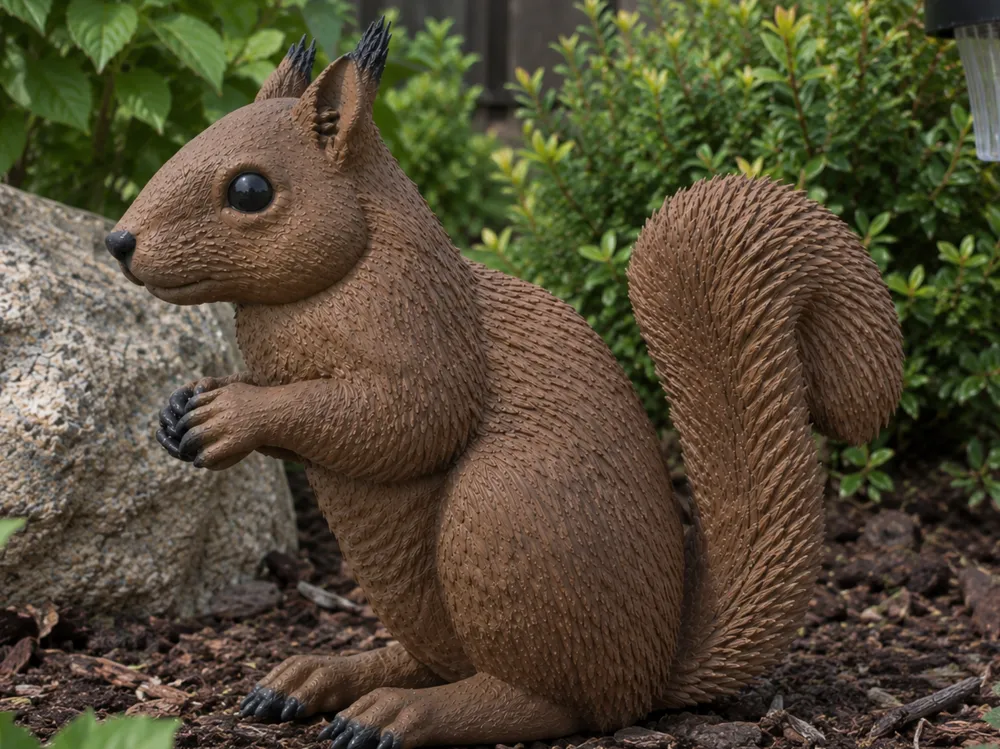 Ardilla Realista Ultradetallada para Jardín. - Hedgehogs, Sloths & Small Wildlife, in stock