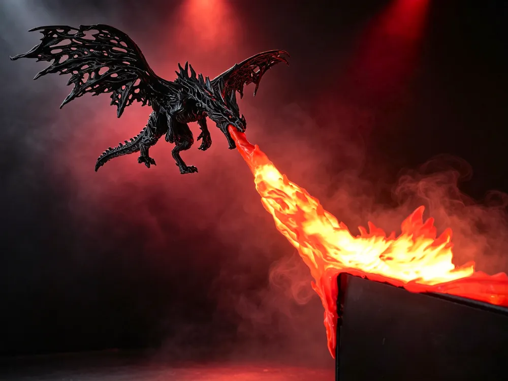 Undead Dragon Breath Monitor Ambient Lamp, photo 4 of 4 - Undead Dragon Breath Monitor Ambient Lamp Household