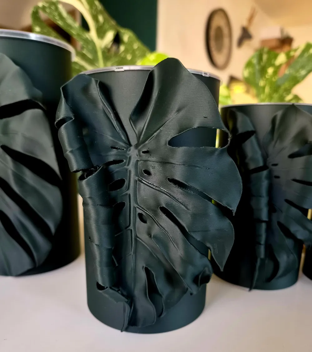 Unfurling Monstera self watering Planter, photo 3 of 5 - Self-watering Planters, pot