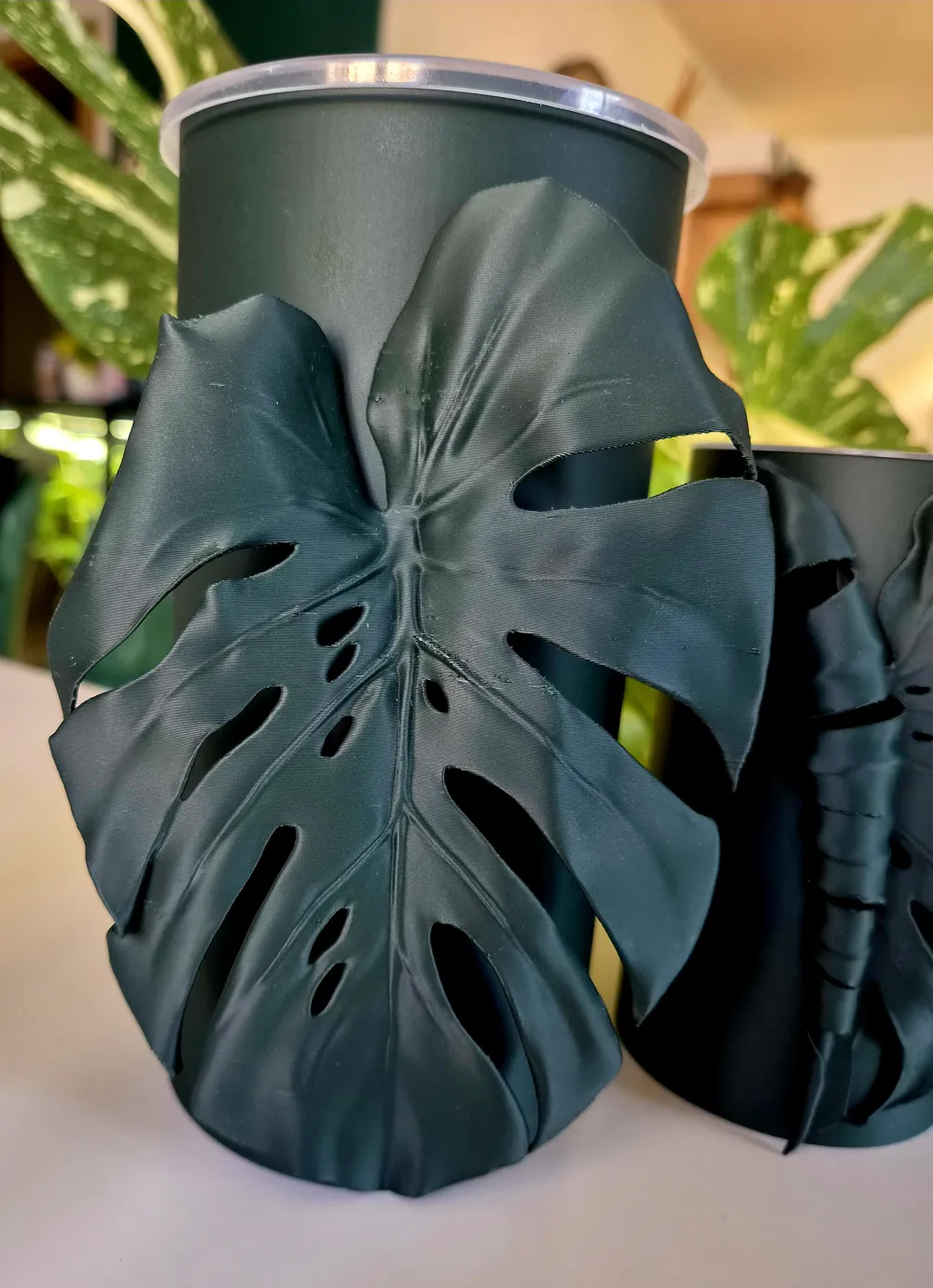 Unfurling Monstera self watering Planter, photo 5 of 5 - Self-watering Planters, android