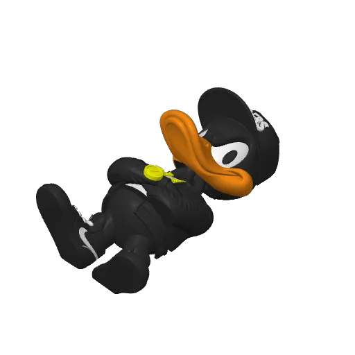 Urban Daffy Duck flexi keychain, photo 4 of 4 - Urban Daffy Duck flexi keychain Miniatures