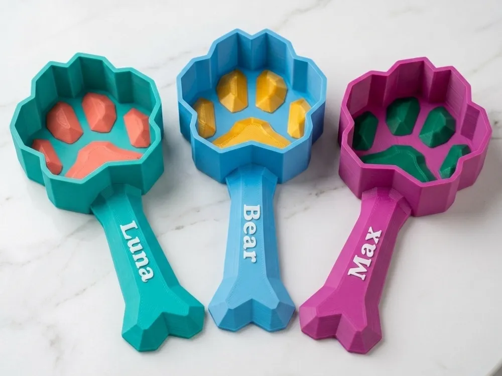 [V2] Personalized Pet Food Scoop - Custom Pet Name