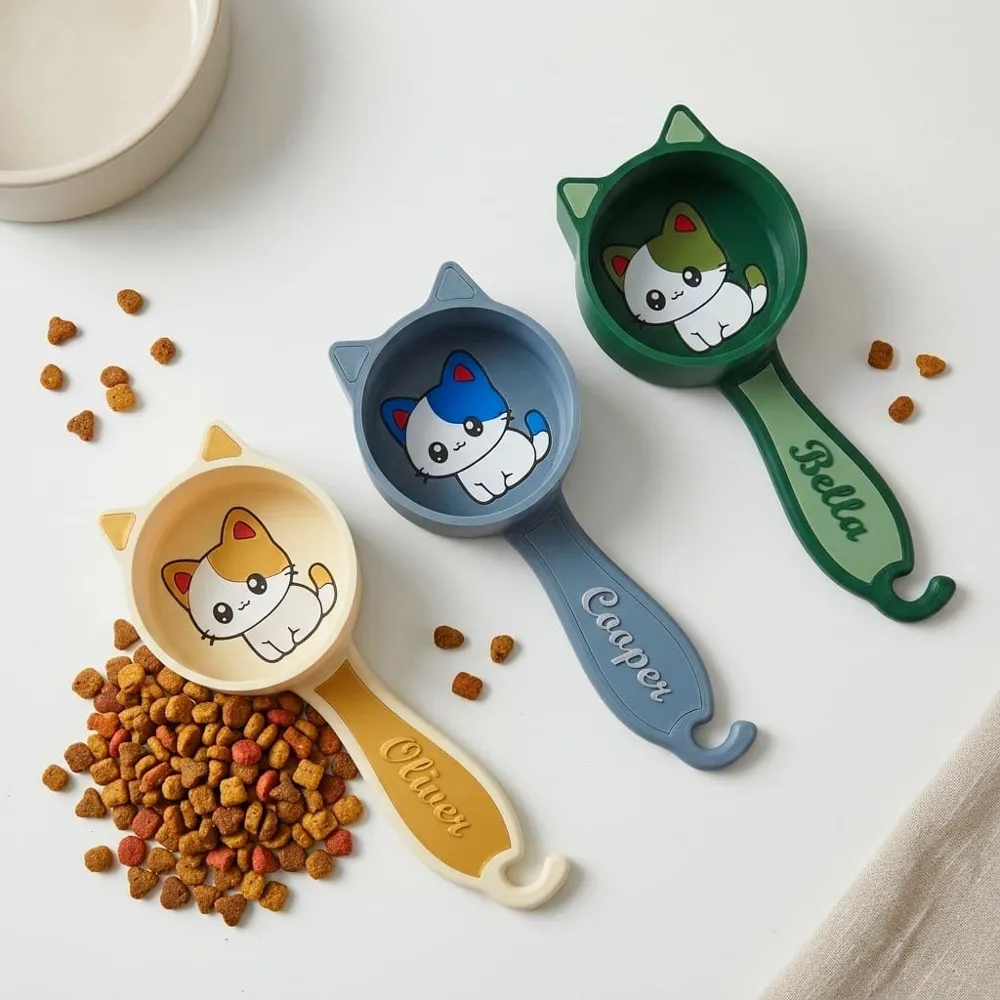 [V4] Cute Kitten Personalized Pet Scoop Ready, photo 3 of 4 - [V4] Cute Kitten Personalized Pet Scoop Ready Pets