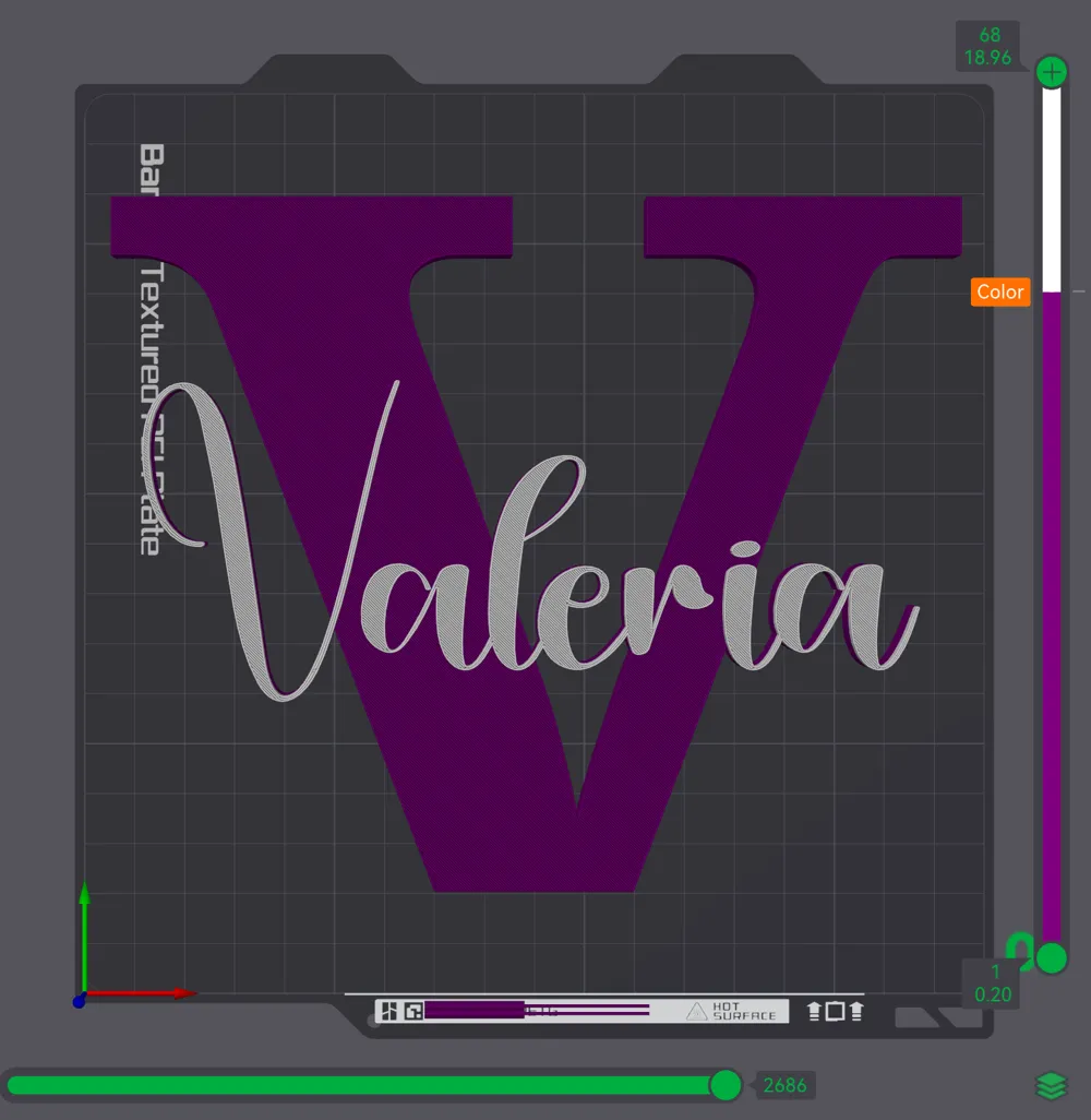 VALERIA name ornament sign nametag, photo 2 of 4 - Custom & Name Signs, name tag