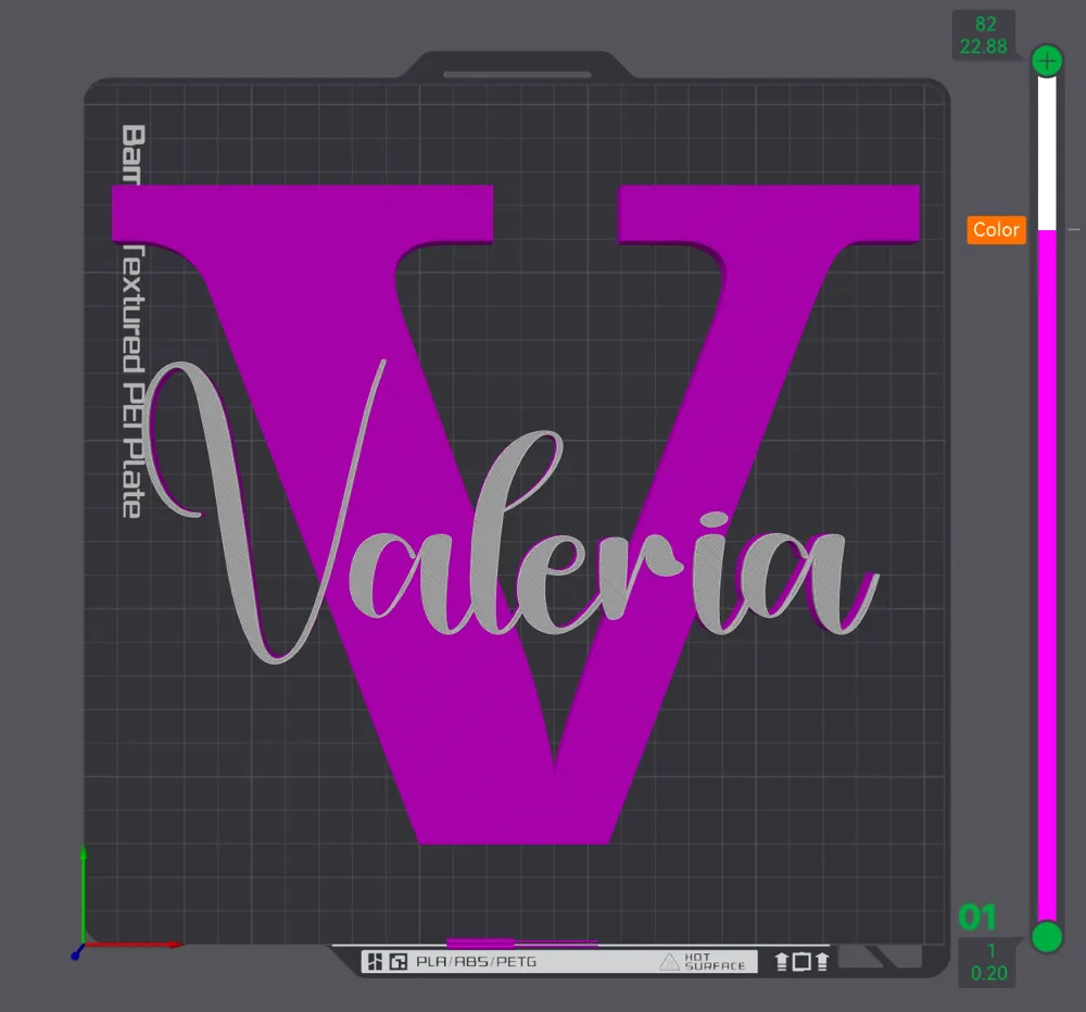 VALERIA name ornament sign nametag, photo 3 of 4 - Custom & Name Signs, namesign