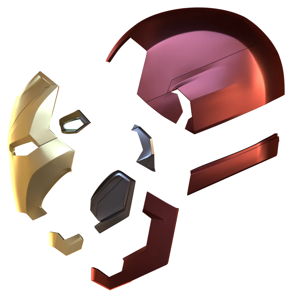 VEK3D Iron Man MK 46 Helmet, photo 4 of 4 - VEK3D Iron Man MK 46 Helmet Props & Cosplay