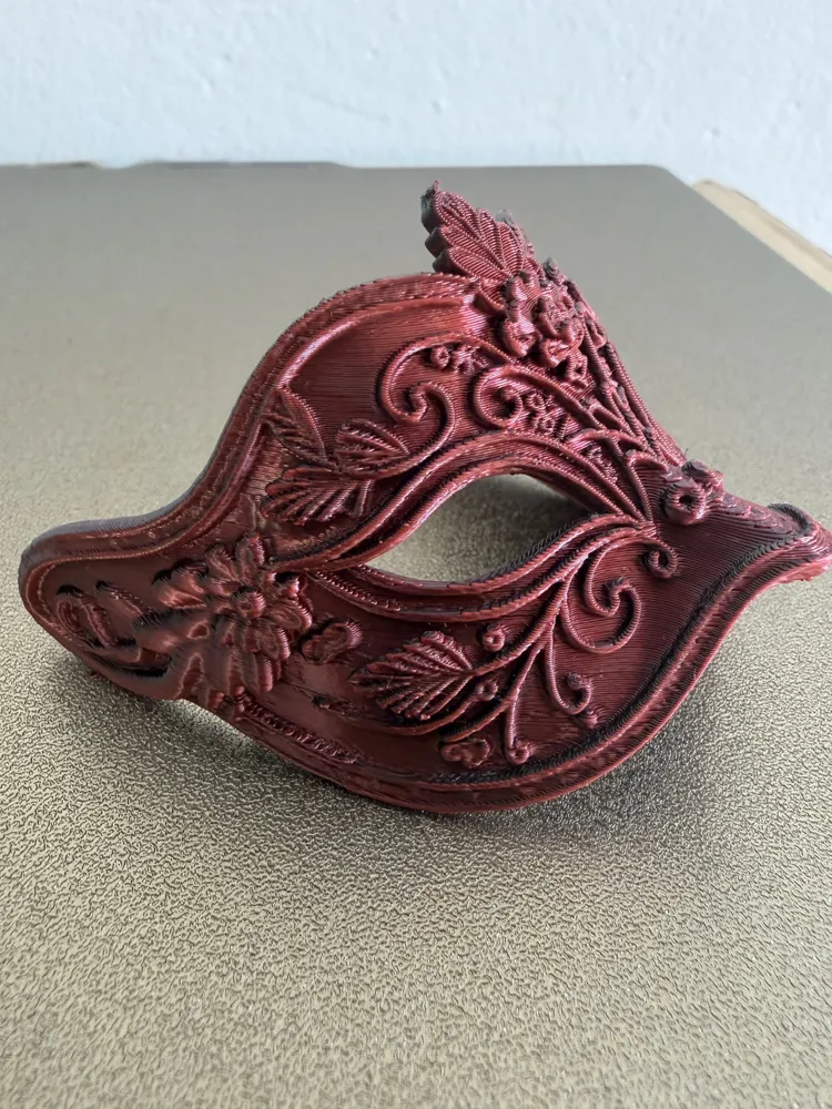 Venetian Carnival Mask Ornate Decorative, photo 4 of 4 - Venetian Carnival Mask Ornate Decorative Props & Cosplay