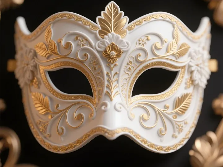 Venetian Carnival Mask Ornate Decorative