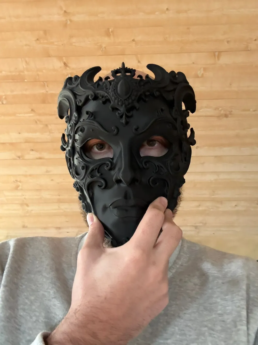 Venetian Mask: The Baroque Enigma, photo 4 of 4 - Venetian Mask: The Baroque Enigma Props & Cosplay