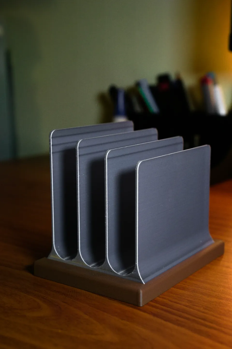 Vertical Notes and Book Organizer, photo 3 of 4 - Holders & Caddies, deskorganizer