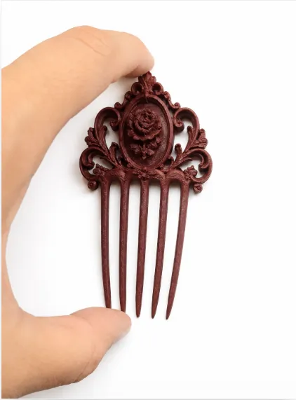Victorian Rose Hair Comb Accessory, photo 3 of 5 - Hair Sticks, Pins & Forks, victorian hair comb