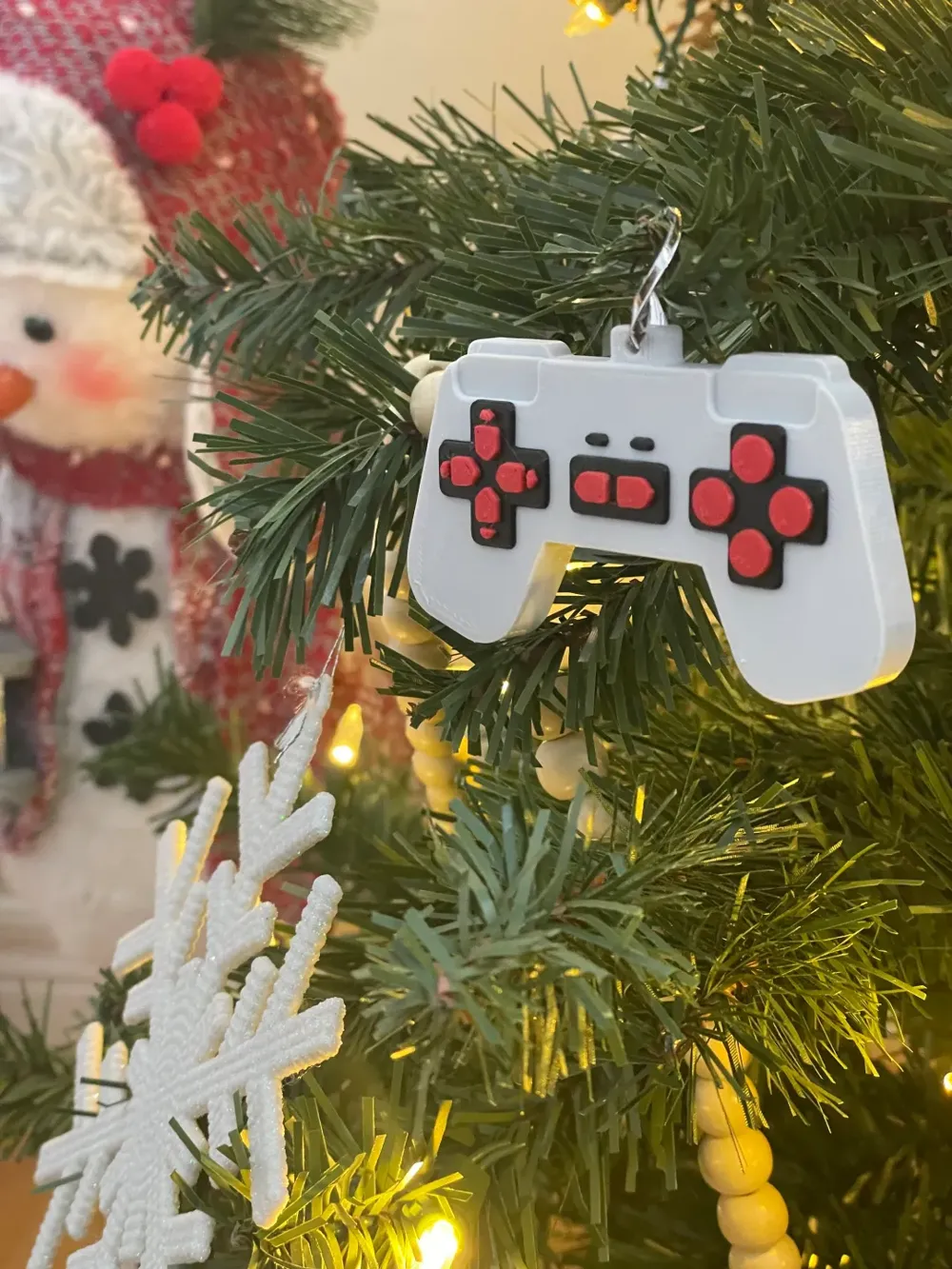 Video Game Controller Christmas tree ornament