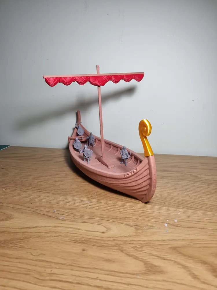 Viking Longship - Drakkar, photo 4 of 4 - Viking Longship - Drakkar Miniatures