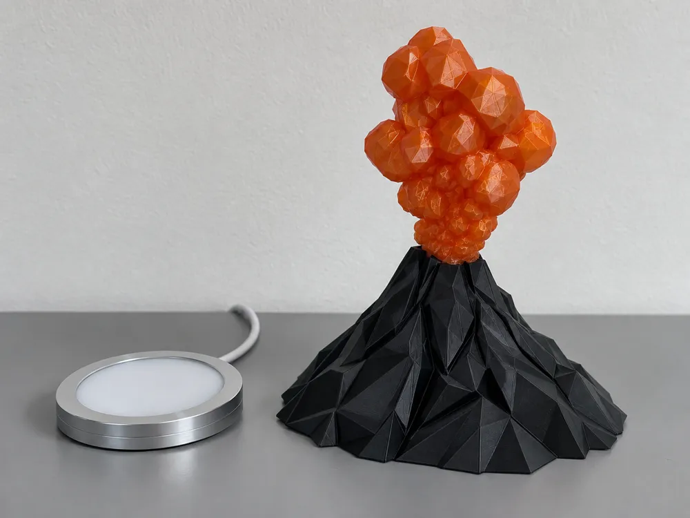 Volcano Lamp, photo 3 of 4 - Volcano Lamp Household