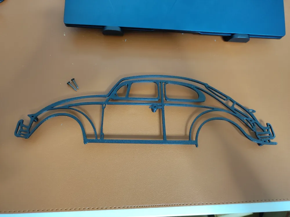 Volkswagen BEETLE wall art silhouette, photo 3 of 4 - Line Art & Silhouettes, vokswagen