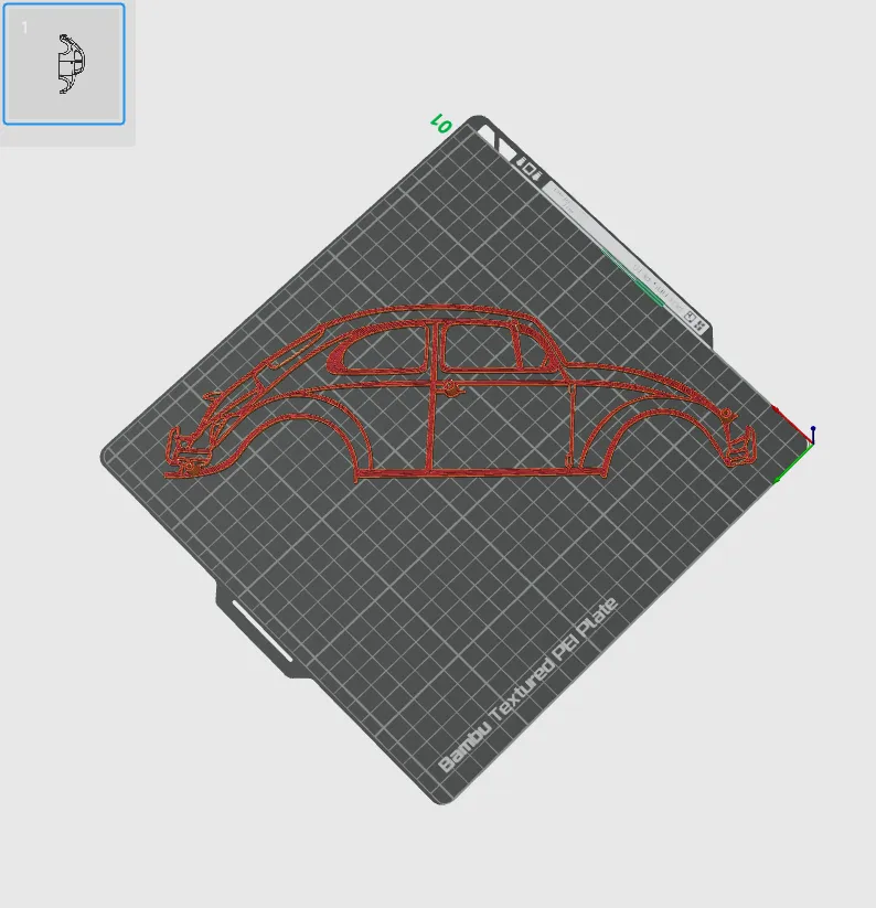Volkswagen BEETLE wall art silhouette, photo 4 of 4 - Line Art & Silhouettes, maggiolone