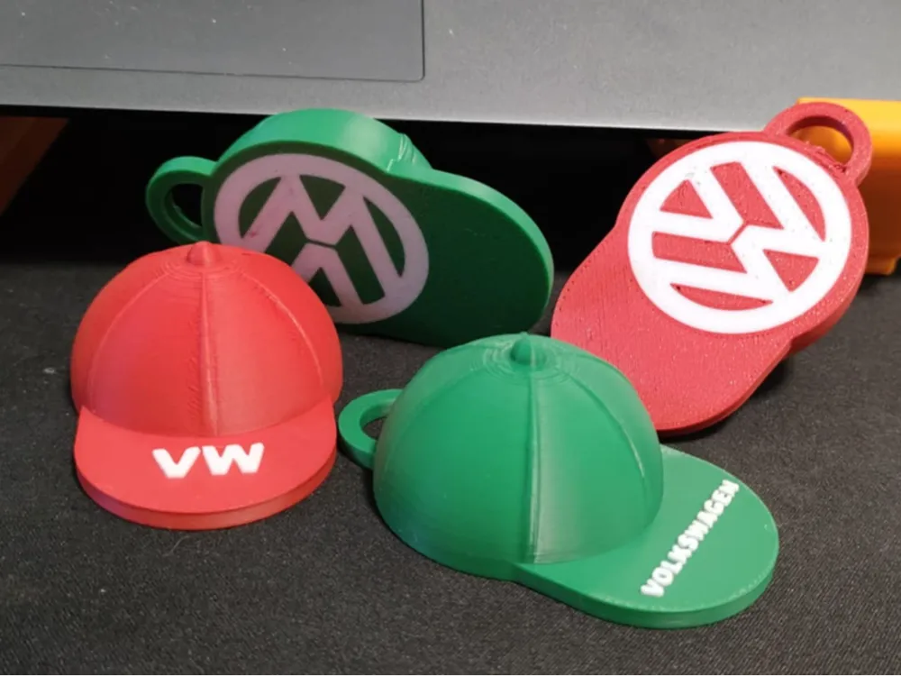 VOLKSWAGEN Cap Keychain, another view - Car Brand Keychains, automotive