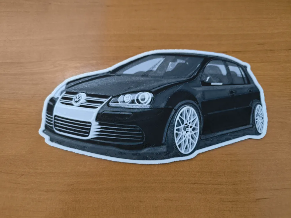 Volkswagen Golf 5 R32 hueforge, photo 2 of 4 - Sports Photo Art, car