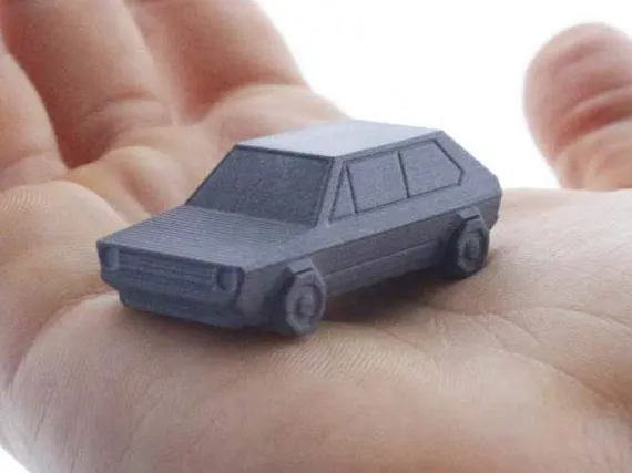 Volkswagen Golf GTI - Low Poly Miniature