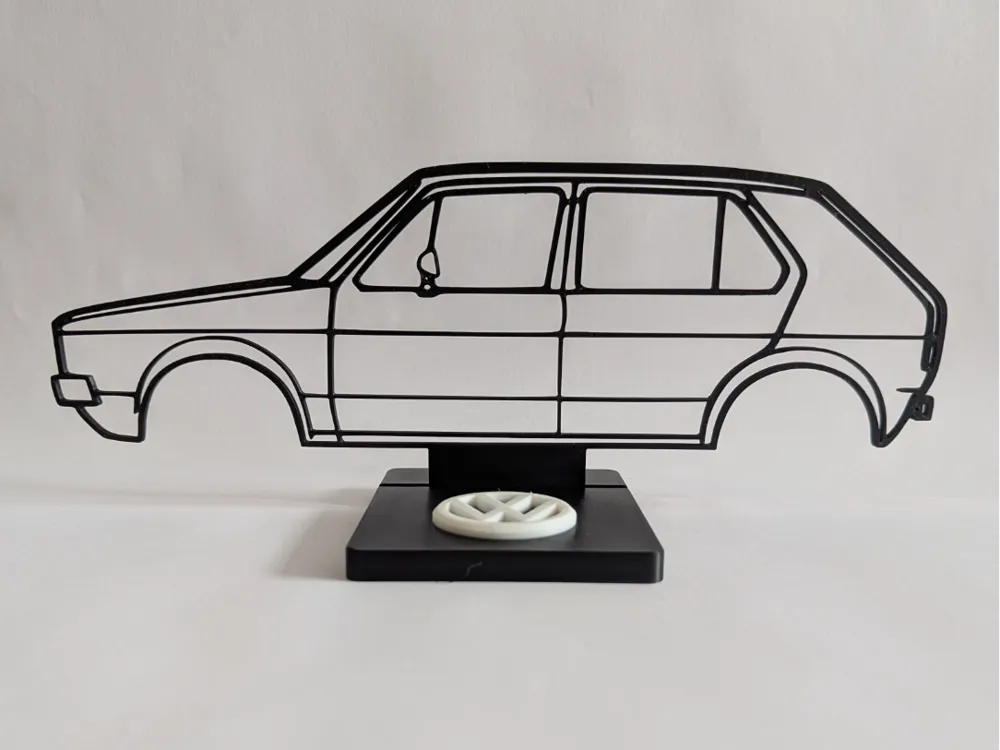 Volkswagen Golf MK1 silhouette