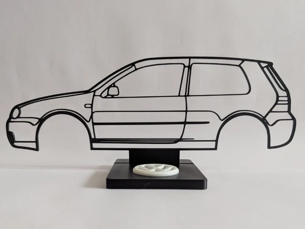 Volkswagen Golf MK4 silhouette