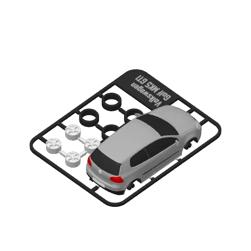 Volkswagen Golf MK5 GTI kitcard, another view - Golf Accessories, golfmk4