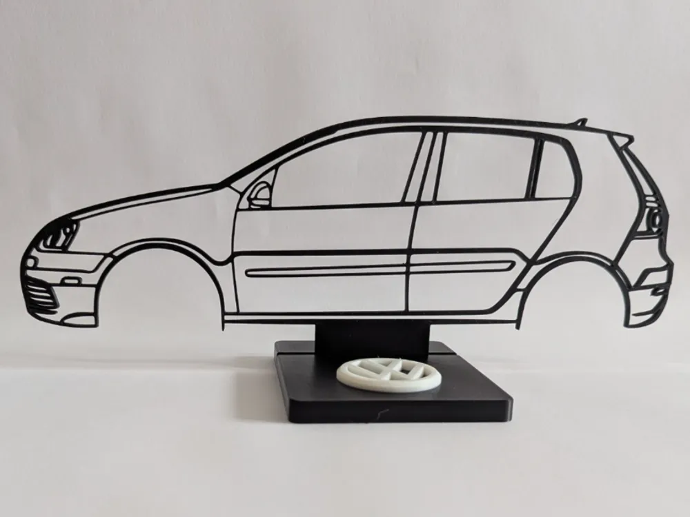 Volkswagen Golf MK5 silhouette