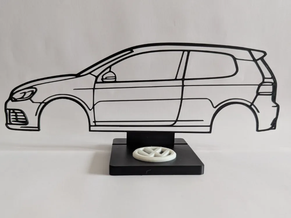 Volkswagen Golf MK6 silhouette