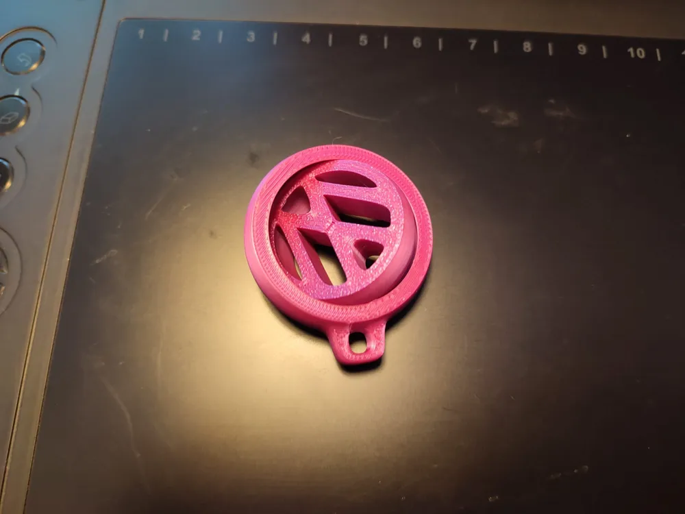 Volkswagen Gyroscopic Keychain, photo 4 of 4 - Car Brand Keychains, vw gyroscopic