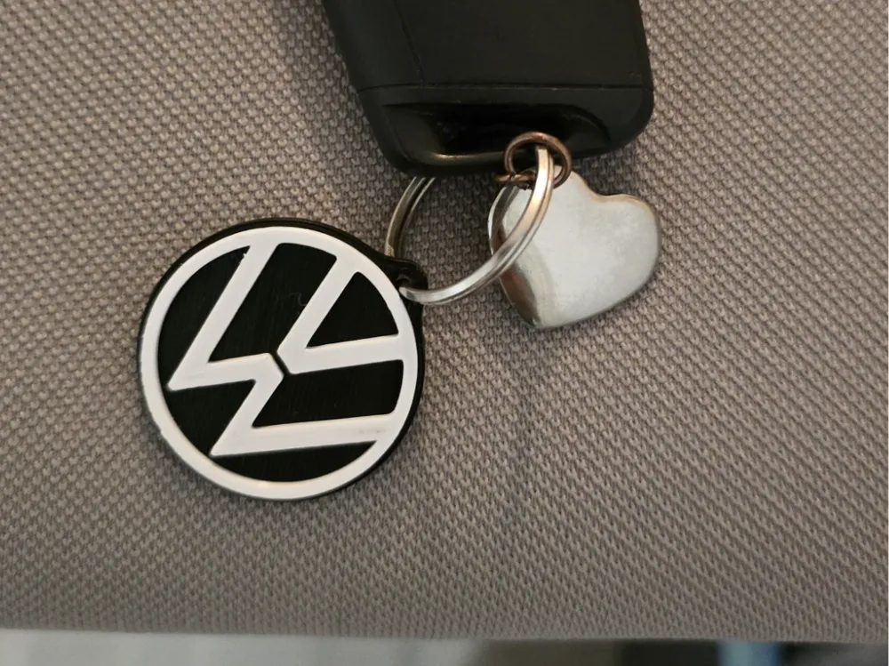 Volkswagen Keychain, another view - Car Brand Keychains, keys