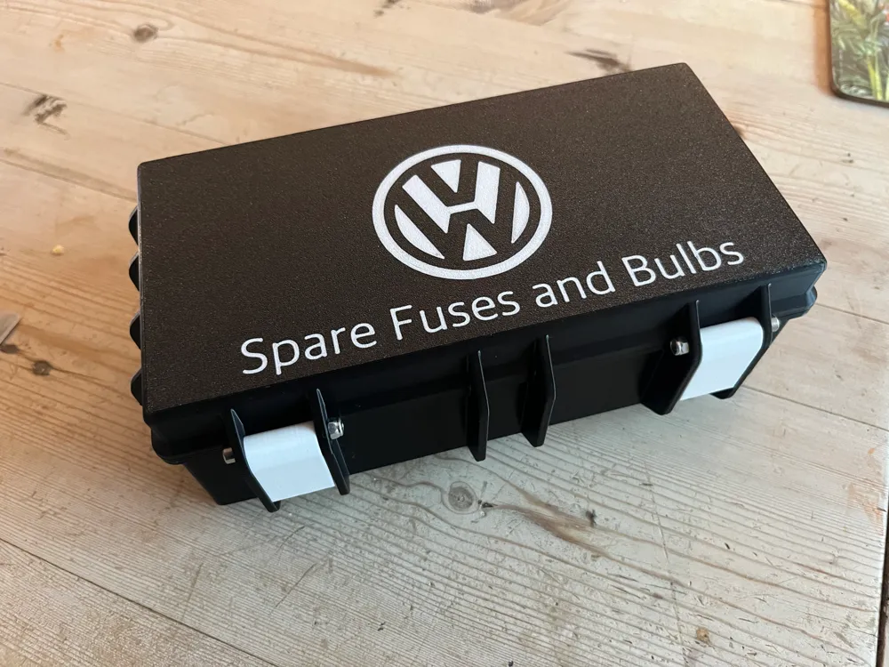 Volkswagen spare Bulbs and Fuses box
