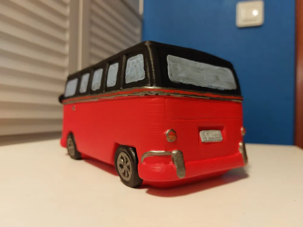 volkswagen t1 van vw pot plant or desk organizer, photo 3 of 4 - Succulent & Mini Planters, Garden & Outdoor