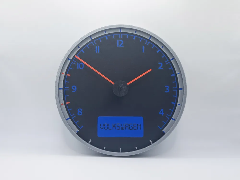 Volkswagen Tachometer-Wanduhr (Golf 4, Bora Style)