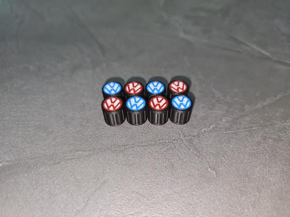 Volkswagen tire valve cap, another view - Valve Caps & Wheel Accessories, polo