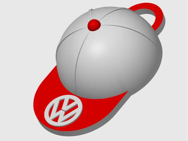 Volkswagen VW GTI Cap Keychain