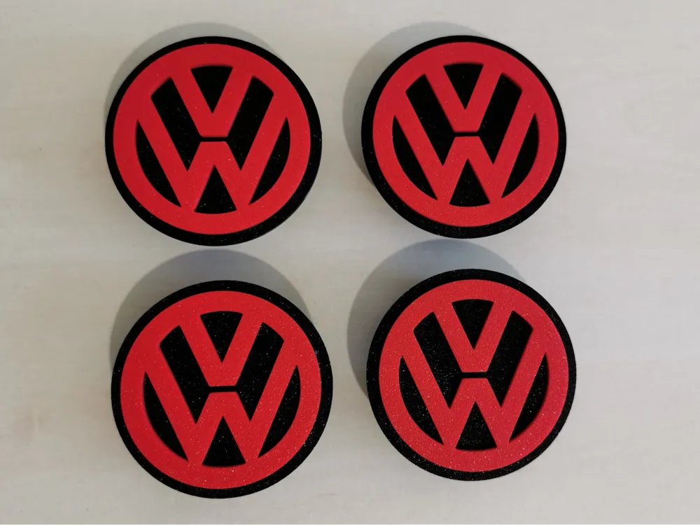 Volkswagen wheel center covers hub caps 65 mm