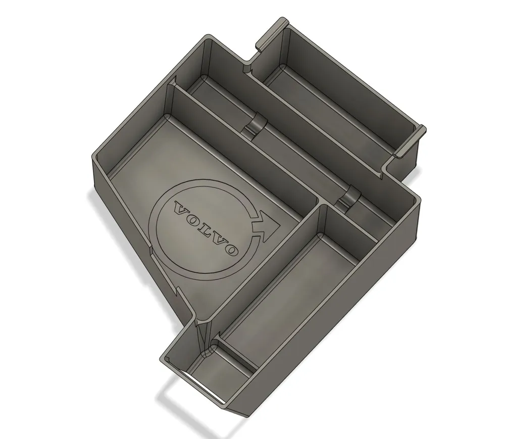 Volvo 2018-2024 Center Console Organizer, another view - Car Organisers, Hooks & Bins, Car & Vehicle