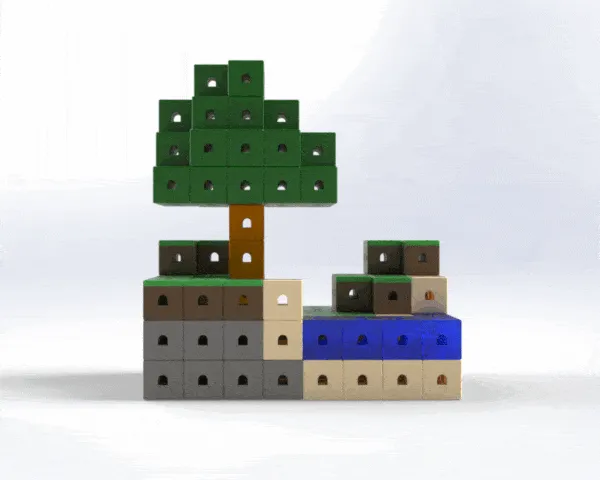 Minecraft like block building system, photo 2 of 4 - Minecraft like block building system Toys & Games