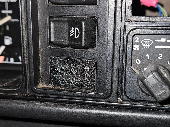 VW Golf 1 Cabrio switch cover