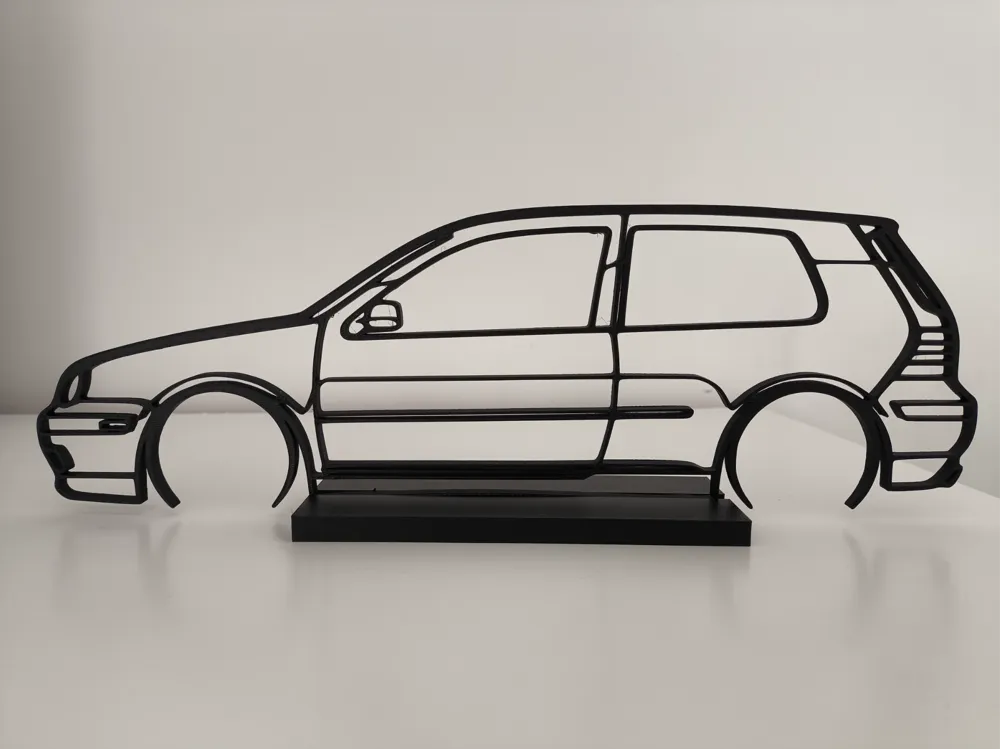 VW Golf 4 Silhouette