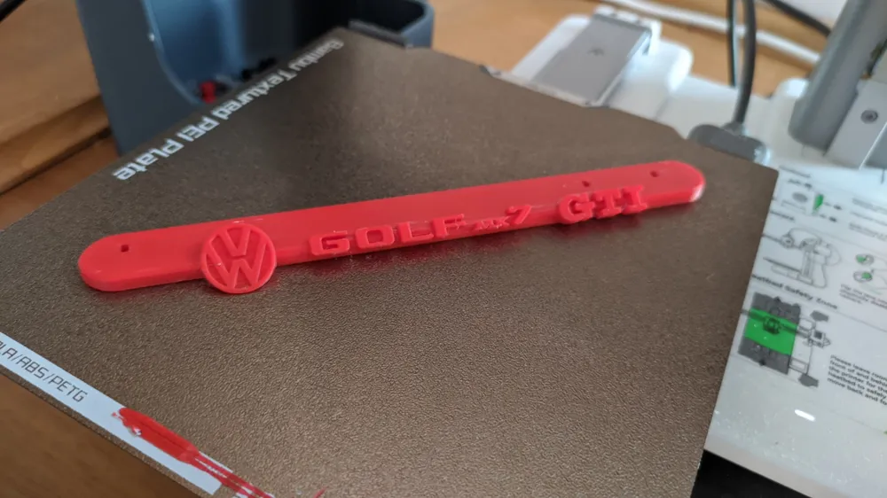 VW GOLF 7 GTI - SILHOUETTE + BASE, photo 3 of 4 - Golf Accessories, mk7
