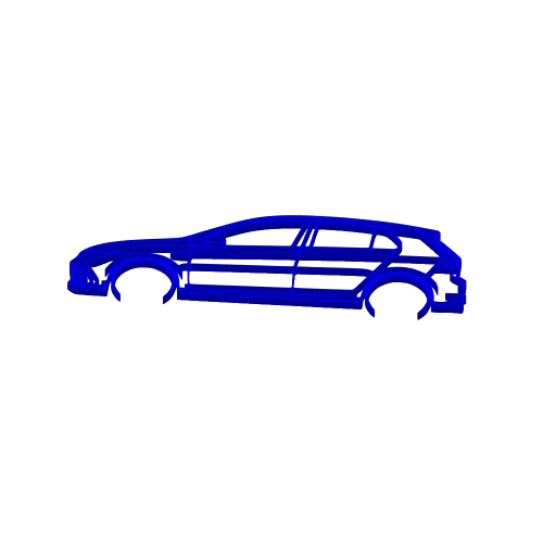 VW Golf 8 Wall Art 2D, another view - Sports Wall Art, wall2d