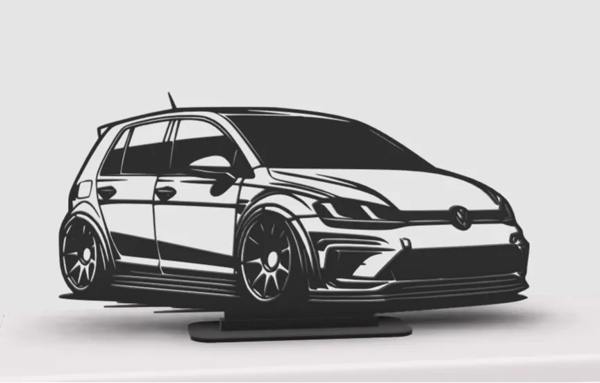VW Golf GTi Silhouette