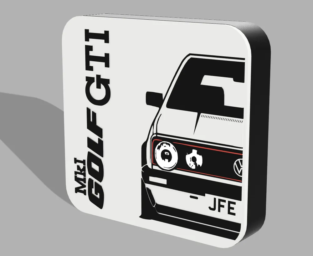 VW Golf MK1 Lightbox