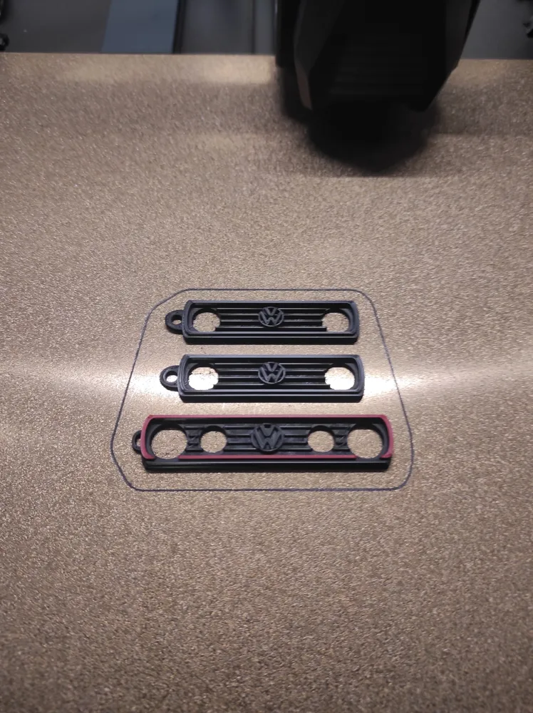 VW Golf Mk2/Mk1 Grill Keychains, photo 3 of 4 - Car Brand Keychains, gti