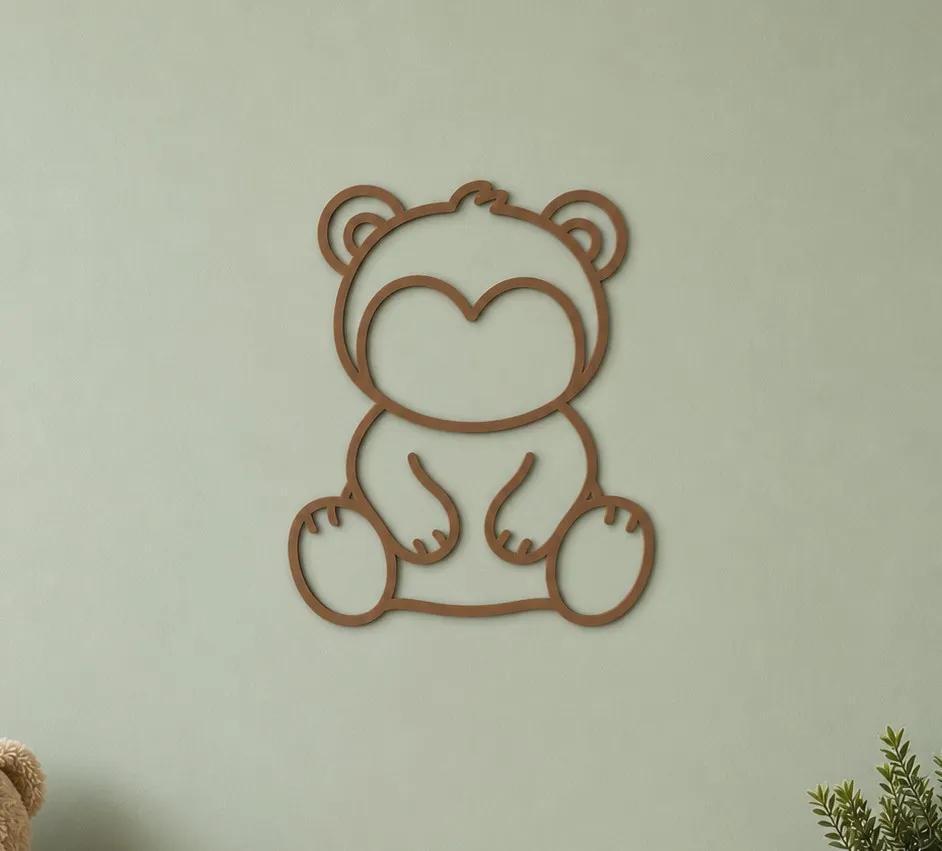 Bear family + baby deco frame, photo 3 of 4 - Bear family + baby deco frame Household