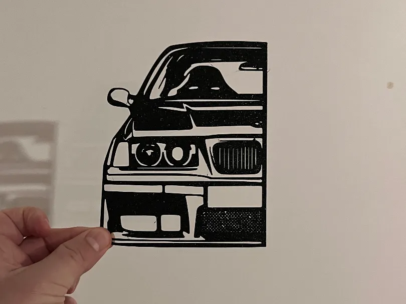 Wall Art Car - BMW E36
